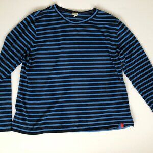 KULE Cotton Long Sleeved Striped Top, XL